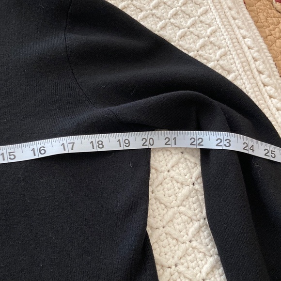 Chico's Elegant Black V-Neck Sweater - Picture 6 of 8